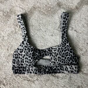 Leopard print Bathingsuit Top
